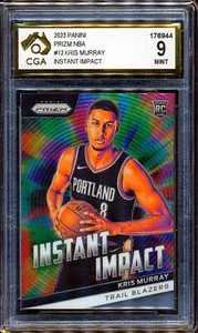2023-24 Panini Prizm Instant Impact #12 Kris Murray CGA 9 - Picture 1 of 3