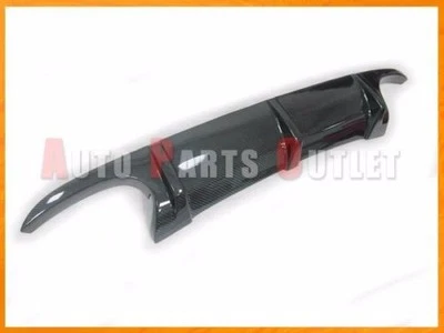 Difusor de parachoques trasero de fibra de carbono solo para Mercedes-Benz R230 SL55AMG 2003-2008 Foto 1 de 3