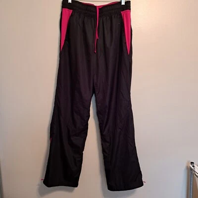 Danskin Womens Athletic Pants Black And Pink Size L 12/14 - Изображение 1 из 4