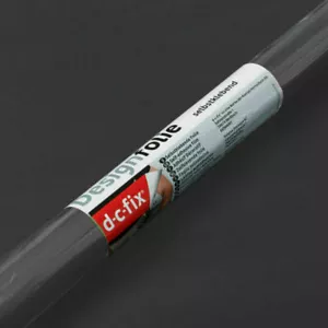 2 m x 67,5 cm D C FIX matt anthrazitgrau VINYL WICKEL KLEBRIGE RÜCKSEITE KUNSTSTOFF FABLON - Bild 1 von 10