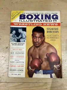Sugar Ray Robinson Boxing & Wrestling Illustrated Magazine March 1961! - Picture 1 of 2