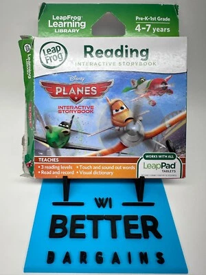 Disney Planes Reading Interactive Story Book 4-7 Leap Frog LeapPad Learning Game - Image 1 of 3