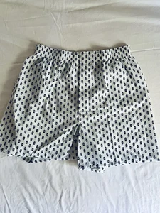 NOS Vintage Retro Print Herren Baumwollmischung Slip Pyjama kurz 36 Mad Men’s - Bild 1 von 7