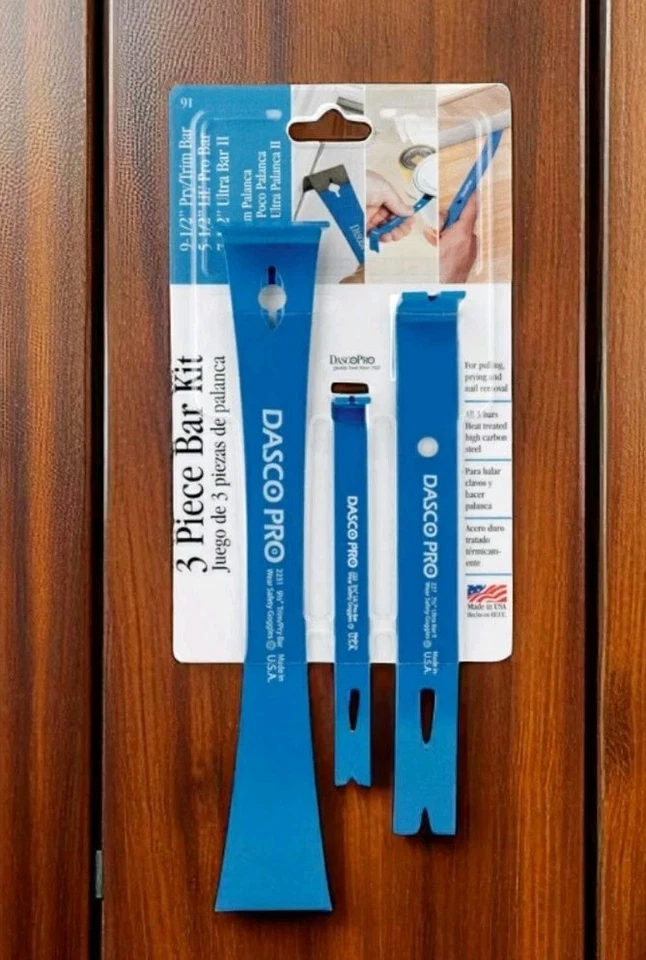 KIT DE BARRA DE 3 PIEZAS DACO PRO 91 BARRA DE PALANCA EXTRACTOR DE CLAVOS BARRA DE AJUSTE ¡NUEVO ENVÍO RÁPIDO! 6205215 Foto 1 de 1