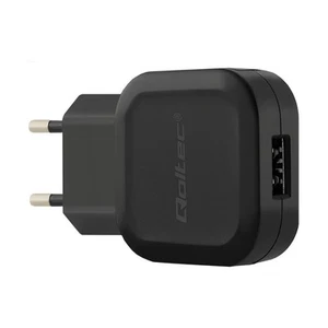 5901878501802 Ładowarka sieciowa 12W | 5V | 2,4A | USB Qoltec - Zdjęcie 1 z 8