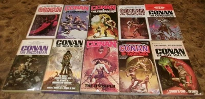 12 Conan the Barbarian Books Complete Set 1-12   Robert E Howard Lot - Imagem 1 de 3