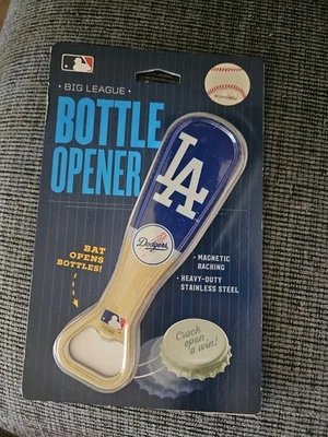 Los Angeles Dodgers Big League Bottle Opener with Magnetic Backing - Image 1 of 3