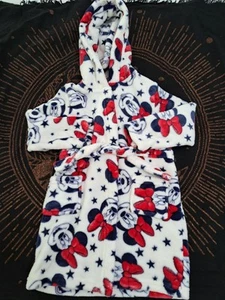 Disney Minnie Mouse Dressing Gown Age 3-4 Years In Great Condition - Picture 1 of 8