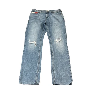 Tommy Hilfiger Mens Jeans Y2K Slim Fit 34 30 Light Blue Distressed Scanton - Picture 1 of 11