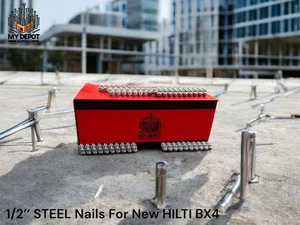 1000x 1/2’’ STAHL Nägel für Hilti BX4 - für HILTI BX4 Nägel für BALKEN UND STAHL - Bild 1 von 11