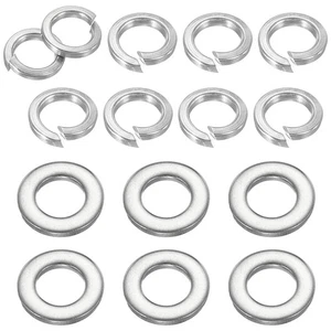 50 arandelas planas M10, 50 arandelas de bloqueo M10 acero inoxidable 304 - Imagen 1 de 7