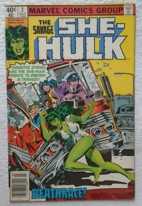 The Savage She-Hulk #2 Newsstand Bronze Age Marvel Comic Book 1979 FN - Picture 1 of 2