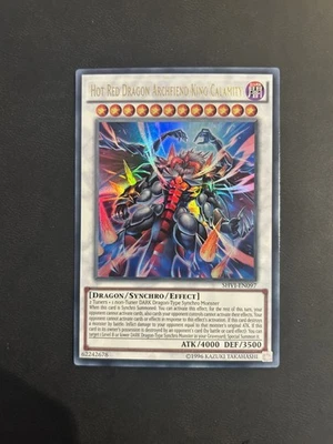 Yu-Gi-Oh! SHVI-EN097 Hot Red Dragon Archfiend King Calamity, Ultra Rare, NM - Image 1 of 2