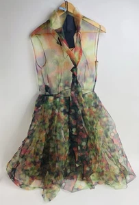 Prada Damen 2018 knielanges Kleid Gr. 40 Look 30 Herbst/Winter Runway Show - Bild 1 von 14