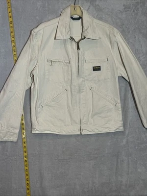 Chaqueta de Colección Años 80 OshKosh B’gosh Pintores Algodón Hombre’s Trabajo Cremallera Talla 42R Y2K Foto 1 de 4