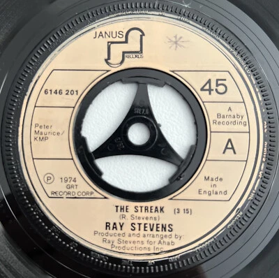 RAY STEVENS The Streak b/w You Got The Music Inside 7" 45rpm UK VG+ - Image 1 of 4