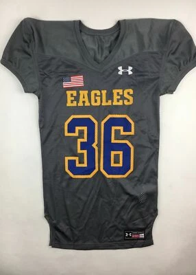 New Under Armour Eagles Football Youth Boys Jersey Pick Your Size & Number Grey - Image 1 of 2