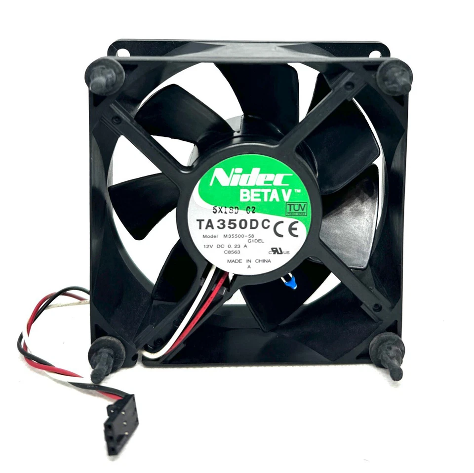 Nidec BETA V TA 350DC M35500-58 G1DEL DC 12V 0.23A C8563 3-PIN - Image 1 of 4