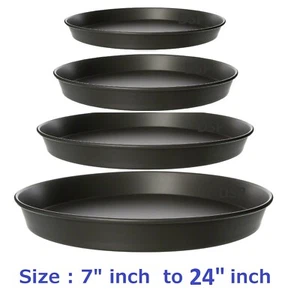 Commercial Heavy Duty Non Stick Hard Coated Pizza Pans 1.5”Deep Oven Trays Round - Picture 1 of 25