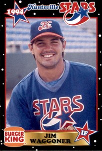 1994 Huntsville Stars Team Issue #19 Jim Waggoner Hermitage Tennessee TN Card