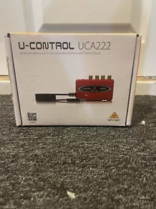 Behringer U-Control UCA222 Ultra-Low Latency 2 In/2 Out USB Audio Interface with - Picture 1 of 2