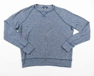 Alex Mill Sweater Mens XLarge Blue Knit Crewneck Pullover Linen Cotton Knit - Picture 1 of 12