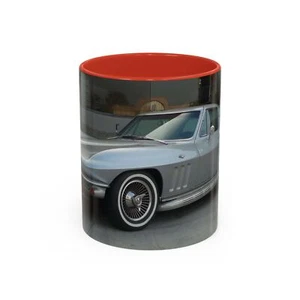 1966 Corvette sliver Accent Coffee Mug (11, 15oz) - Picture 1 of 21