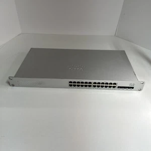 Cisco Meraki MS225-24P-HW 24-portowy gigabitowy zarządzany przełącznik PoE+ nieodebrany - Zdjęcie 1 z 12
