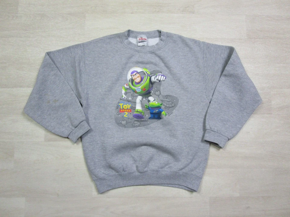 Vintage Disney Toy Story 2 Movie Buzz Lightyear Sweatshirt Kids Youth (L) 10-12 - Image 1 of 4