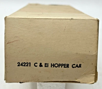 Gilbert American Flyer S Gauge 24221 C&EI Hopper Plain Brown Original Box Only - Image 1 of 4