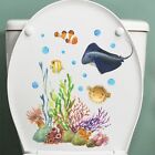 Toilet Seat Sticker Glow In Dark Undersea Animal Fish Coral Wc Toilet Lid Decal