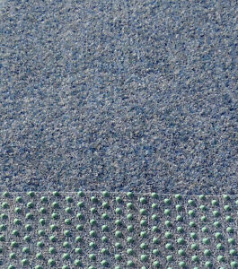 Rasenteppich Kunstrasen mit Noppen 200 cm Breite Farbe hell-grau