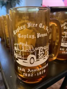De colección Coplay Fire Co. No. 1 taza Coplay, PA 76 aniversario 1978 como nueva rara - Imagen 1 de 2