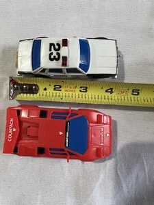SEARS Aurora AFX Road Racing Slot Car only set of 2  police #23 red countach lot - Picture 1 of 11