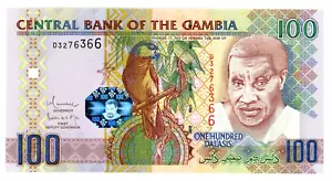 Gambia... P-29b... 100 Dalasis... ND (2001-2005)... Elección *UNC* Signo # 14 - Imagen 1 de 2