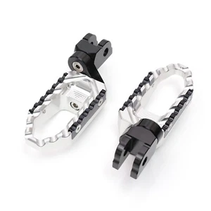 Clavijas delanteras ajustables plateadas de 1 pulgada TOUR para K1300R / S 09-11 12 13 14 15 - Imagen 1 de 9