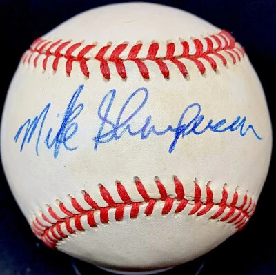 Mike Sharperson (dec96) JSA Authentic Signed Autographed Baseball 1988 1995 WSC - Image 1 of 3
