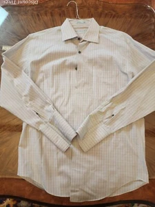 Perry Ellis Portfolio Elite Men's Button-Up Dress Shirt Size 15 1/2, 32/33 - Picture 1 of 6