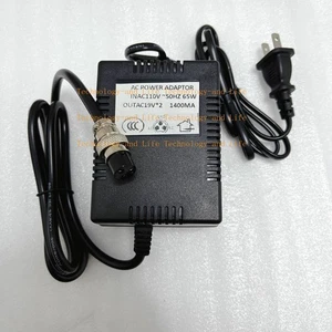 Para BEHRINGER MX2004A 110/220V AC Doble 19V Mezclador Adaptador de Corriente Transformador 3 Orificios - Imagen 1 de 2