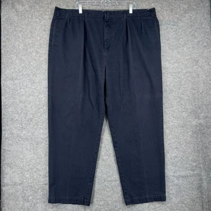 Polo Ralph Lauren Hose Herren 48x30 Navy Chino Plissee 100% Baumwolle Freizeit - Bild 1 von 13