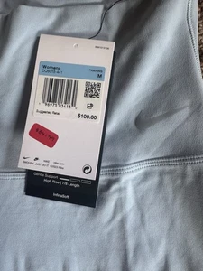 Nike Zenvy hohe Taille 7/8 Yoga Leggings Damen Medium ~ $ 100 DQ6015 441 blau - Bild 1 von 8
