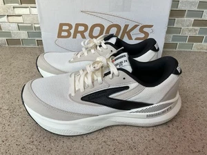 Brooks Adrenaline GTS 24 Mens Sz 7 Womens Sz 8.5 Coconut Black Tried On Only - Picture 1 of 14