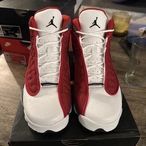 Nike Air Jordan Retro 13 Red Flint Grey GS 884129-600 Size 5Y Brand New DS - Picture 1 of 7