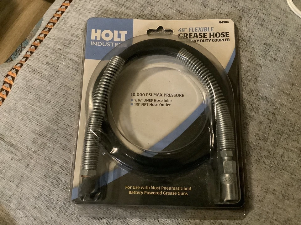 HOLT INDUSTRIES 48英寸 柔性润滑脂软管带重型耦合器全新 — 第 1/2 张图片