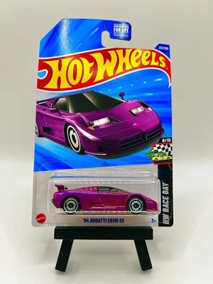 New Hot Wheels ’94 Bugatti EB110 SS Purple HW Race Day 2025 #221/250 (NOT STH) - Image 1 of 2