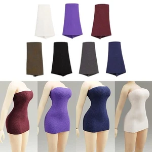 1/12 Dress Sleeveless Stylish Fashion Miniature Summer Clothes for 6'' - Picture 1 of 40