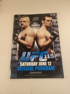 PROGRAM UFC 115 CHUCK LIDDELL VS RICH FRANKLIN - Picture 1 of 12