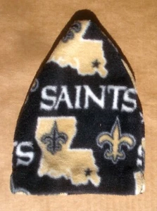 New Orleans Saints Fleece Baby Beanie Mütze handgefertigt Kappe LA Fußball Sport Fan - Bild 1 von 3