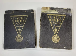 Set of 2 Vintage Radio College of Canada Textbooks – Technical Data - Foto 1 di 8