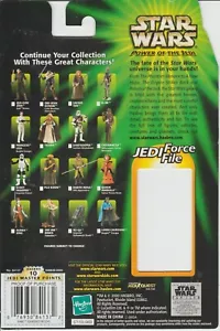 Sabé (Queen's Decoy) Cardback 2001 Star Wars Power of the Jedi - Picture 1 of 2